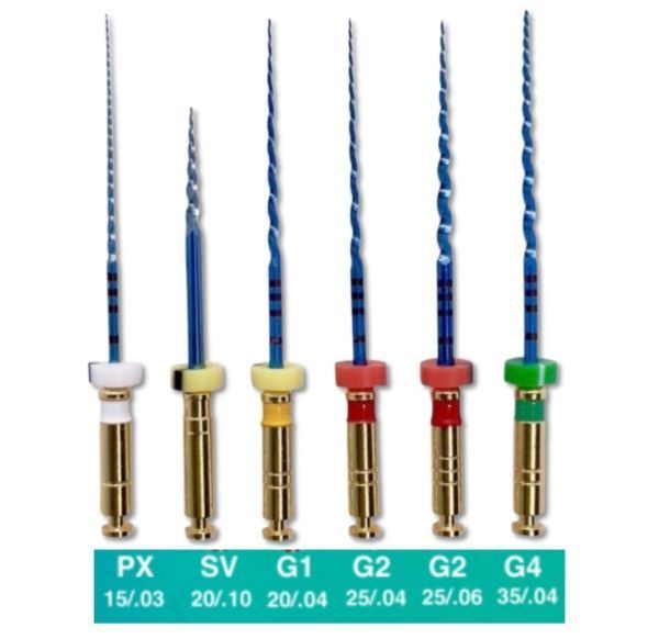 Файлы машинные MG3 Blue 15-35 ассорти Perfect Dental 2635064226 фото