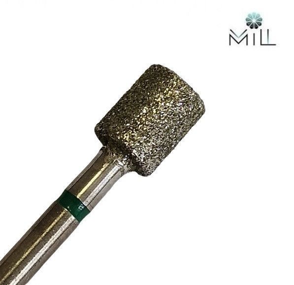 Насадка алмазна Циліндр 5 мм зелена Mill 1855333148 фото