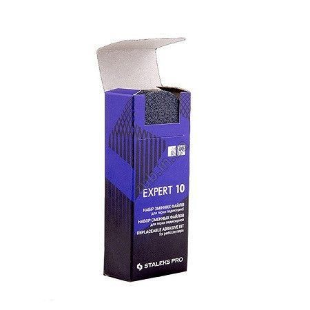 Набор белых сменных файлов для педикюрной тёрки Staleks PRO EXPERT 10 30 шт. 1204120952 фото