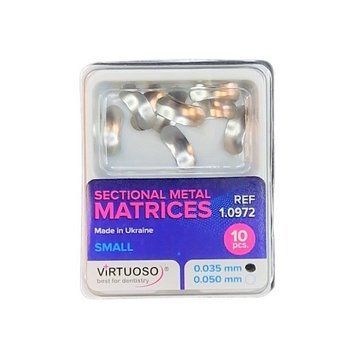 Матрицы металлические контурные секционные №1.0972 Virtuoso 35 мкм,10 шт 1981497475 фото