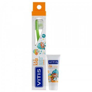 Щітка зубна м'яка VITIS KIDS + VITIS KIDS паста-гель для дітей 8 мл 1961668908 фото