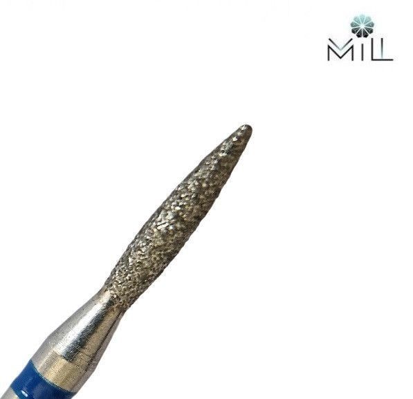 Насадка алмазна полум'я 1.8 мм синя Mill 1851664143 фото