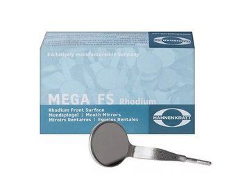 Дзеркало стоматологічне MEGA FS Rhodium Hahnenkratt з родієвим покриттям плоске 2363736917 фото