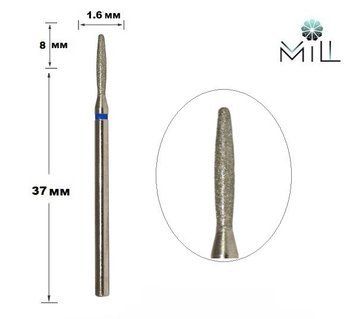 Насадка алмазна Полум'я 1.6 мм синя Mill 1690500346 фото