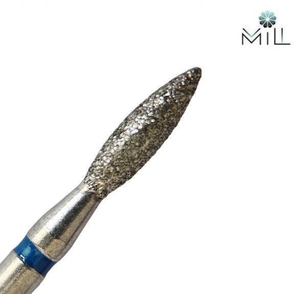 Насадка алмазна Полум'я 2.5 мм синя Mill 1851664145 фото