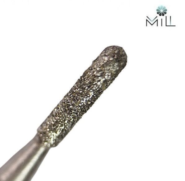 Насадка алмазная Цилиндр закругленный 1.8 мм синяя Mill 1866007267 фото