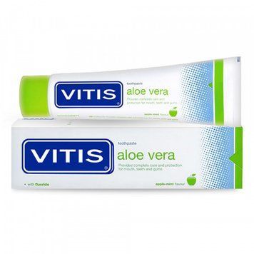 Зубная паста Vitis Aloe Vera Яблоко тюбик 100 мл 1963804319 фото