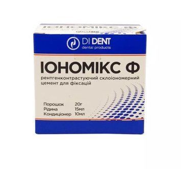 Фиксирующий стеклоиономерный цемент Иономикс Ф DiDent 1885927876 фото