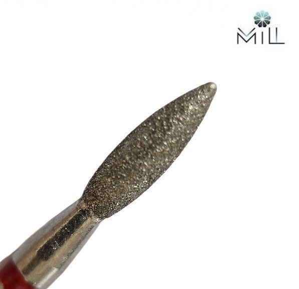 Насадка алмазна Полум'я 2.5 мм червона Mill 1852546382 фото
