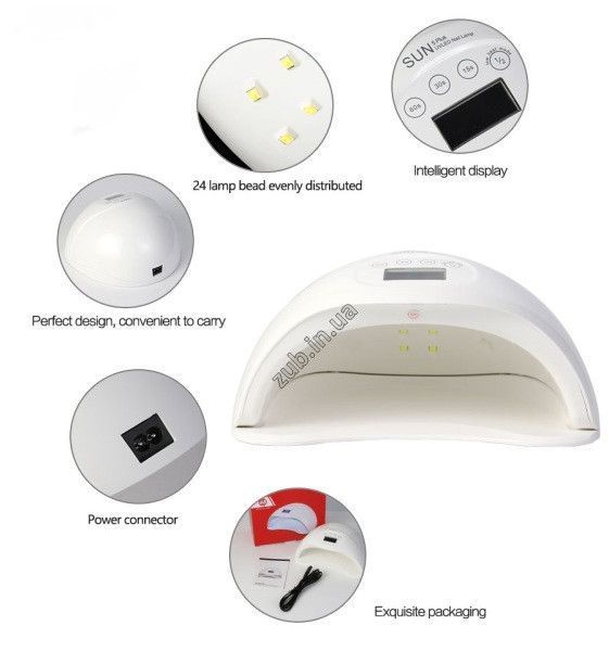 Лампа UV LED для манікюру SUN5 Plus 48 Вт 671519076 фото