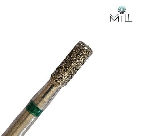 Насадка алмазна Циліндр 2.5 мм зелена Mill 1858831298 фото