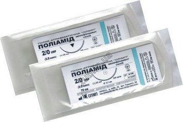 Поліамід монофиламент з голкою 75 див. 5/0 Олімп 950703821 фото