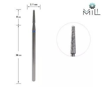 Насадка алмазна Конус сферичний 2.1 мм синя Mill 1532377873 фото
