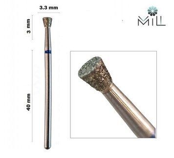 Насадка алмазная Обратный конус 3.3 мм синяя Mill 1841360436 фото