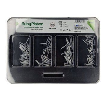 Прозрачные клинья RubyPlaton 100 шт. Средние 2750736024 фото