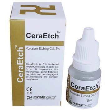 Cera Etch гель для травлення порцеляни 5% плавикова кислота 10 мл PREVEST DenPro 2414929211 фото