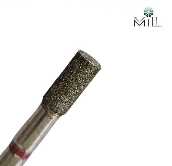 Насадка алмазна Циліндр 2.5 мм червона Mill 1860250903 фото