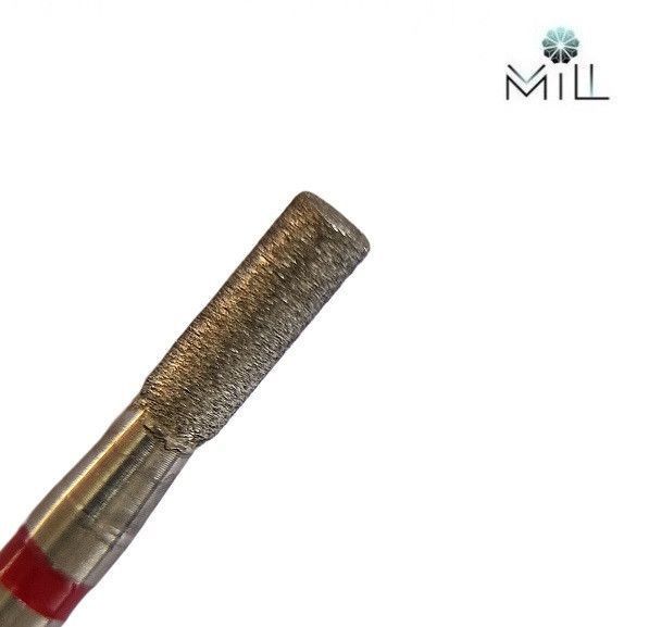 Насадка алмазная Цилиндр 2.1 мм красная Mill 1860250905 фото