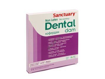 Хустки для рабердаму безлатексные Dental Dam Sanctuary фіолетові 1074554374 фото