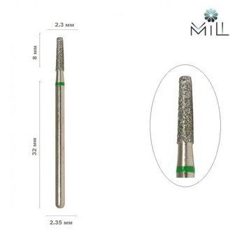 Насадка алмазная Конус усеченный 2.3 мм зеленая Mill 1878716834 фото