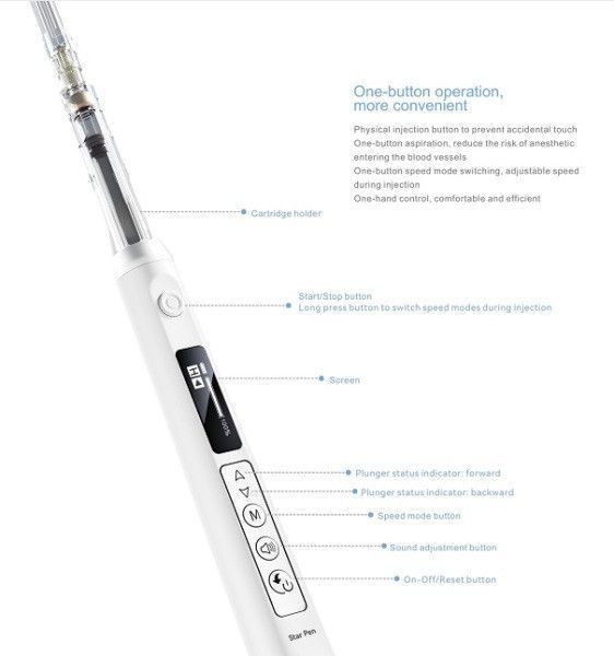 Стоматологічна система анестезії з аспірацією Star Pen Woodpecker 1707686203 фото