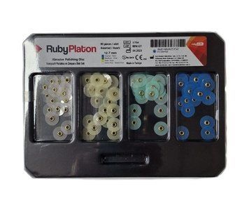 Полировочные диски 12.5 мм RubyPlaton 80 шт. 1894742212 фото