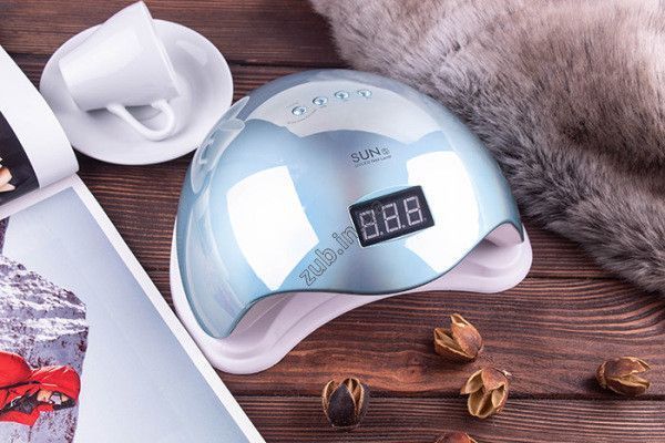 Лампа UV LED для манікюру SUN 5 Mirror 48 Вт блакитна 1077442801 фото
