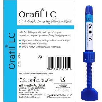 Orafil LC временный пломбировочный материал светового отверждения 1 шприц PREVEST DenPro 2414929225 фото