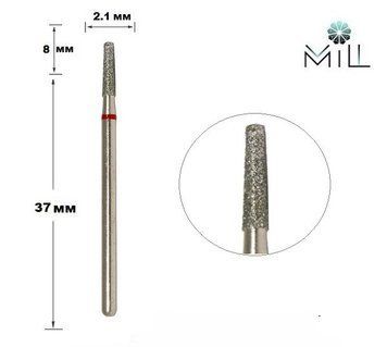 Насадка алмазна Конус посічений 2.1 мм червона Mill 1689927918 фото